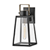 Glass outdoor sconce