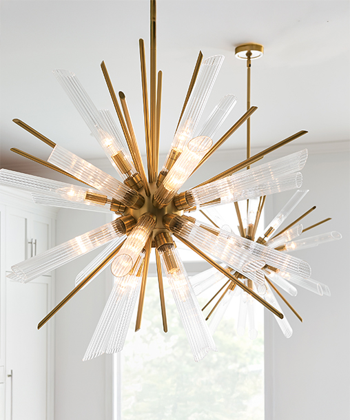 Two light sconce in a kitchen