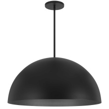 Alteck, LLC AP0084-5CCT-W-BK - Half Round LED Pendant D31.5