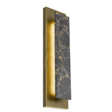 Alteck, LLC AW0124-3CCT-W-PAB - Zoey LED Wall Sconce H24