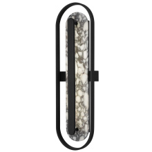 Alteck, LLC AW0127-3CCT-W-BK - Roundabout LED Wall Sconce H36
