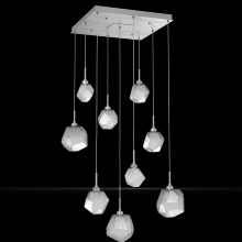 Hammerton CHB0039-09-SN-S-C01-L1 - Gem Square 9pc Multi-Pendant