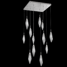Hammerton CHB0050-12-SN-CS-C01-L1 - Rock Crystal Square 12pc Multi-Pendant