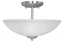 Maxim 10042FTSN - Logan-2-Light Semi-Flush Mount